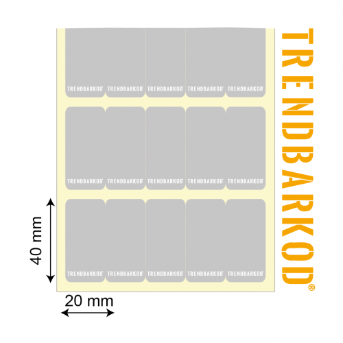 40 * 20 MM 5'Lİ BİTİŞİK SİLVER MAT YAPIŞKANLI ETİKET (5000) 40 * 20 MM 5'Lİ BİTİŞİK SİLVER MAT YAPIŞKANLI ETİKET (5000)