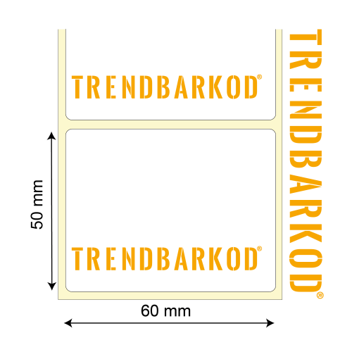 50 * 60 mm PP Şeffaf Yapışkanlı Etiket (1000) 50 * 60 mm PP Şeffaf Yapışkanlı Etiket (1000)