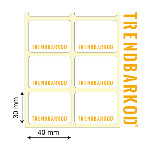 30 * 40 MM 2'Lİ AYRIK TERMAL STICKER (4000)
