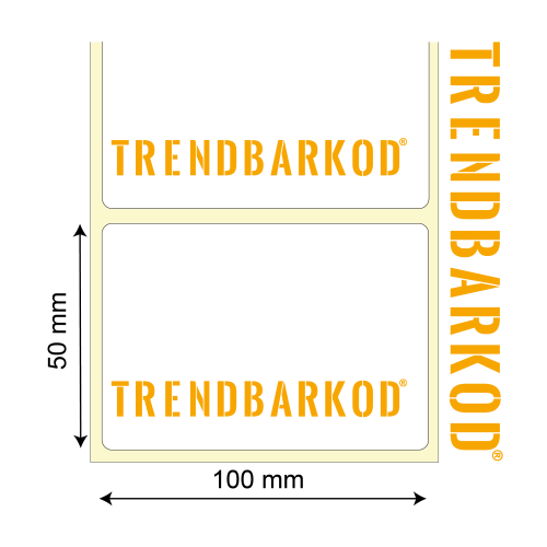 50 * 100 mm Lamine Termal Yapışkanlı Etiket (1000) 50 * 100 mm Lamine Termal Yapışkanlı Etiket (1000)
