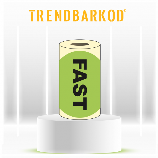 150 MM ÇAP FAST TRENDYOL STICKER - trendbarkod
