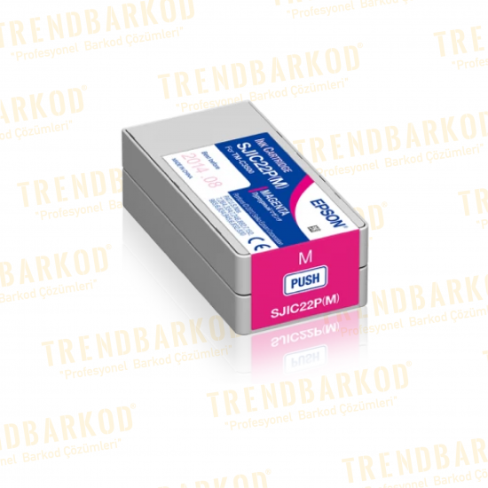 Epson ColorWorks C3500 Kırmızı Kartuş (Magenta) - Yüksek Kalite Etiket Baskısı | TrendBarkod