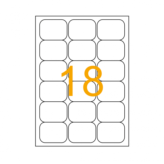 63.5 * 46.6 MM / REF NO. 1018 - trendbarkod