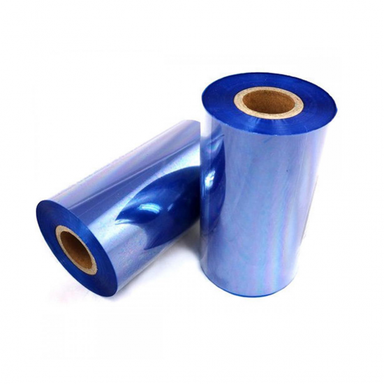 90 MM * 300 MT. MAVİ RESIN RİBON - trendbarkod